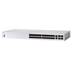 Cisco CBS350-24S-4G-NA= | Business 350 Series CBS350-24S-4G 24 x SFP Ports 1000Base-X 2 x Copper/SFP Combo Ports 2 x SFP Ports Layer 3 Managed Rack-mountable Gigabit Ethernet Network Switch