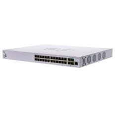 Cisco CBS350-24XT-UK | Business 350 Series CBS350-24XT 24 x RJ-45 Ports 10GBase-T 4 x SFP+ Ports Layer 3 Managed Rack-mountable Gigabit Ethernet Network Switch