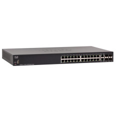 Cisco SF250-24-K9-NA-RF | Small Business 250 Series SF250-24 24 x RJ-45 Ports 10/100Base-TX + 2 x Combo RJ-45/SFP Ports + 2 x SFP Ports Layer 2 Managed Rack-Mountable Fast Ethernet Network Switch