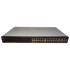 Cisco SF300-24P-K9 | Small Business 300 Series SF300-24P 24 x Ports PoE+ 10/100Base-TX + 2 x GE RJ-45 Ports + 2 x Combo SFP (mini-GBIC) Ports Layer 3 Managed 1U Rack-mountable Fast Ethernet Netwok Switch