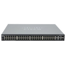 Cisco SF300-48P-RF-CPO | SF300-48P 48-Ports 10 100 PoE Managed Switch with Gigabit Uplinks