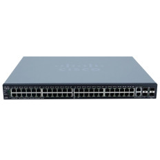 Cisco SG500-52P-K9-AU | 500 SG500-52P 48 x Ports PoE+ 10/100/1000Base-T + 2 x Ports Combo SFP + 2 x Ports SFP Layer 3 Managed Stackable Gigabit Ethernet Network Switch