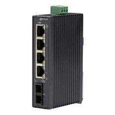 Black Box LBH120A-H-20K-SC | LBH120 Series 4 x Ports 10/100Base-T + 1 x Port 100Base-T Layer 2 Fast Ethernet Hardened Temperature Switch