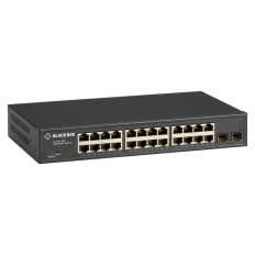 Black Box LGB2126A | 24 x 10/100/1000 + 2 x SFP Gigabit Ethernet Managed Switch