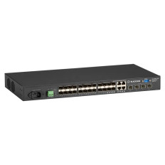 Black Box LGB5128A-R2 | LGB5100 Series 20 x Ports 1000Base-X SFP + 4 x Ports Dual-Media SFP + 4 x Ports SFP+ Layer 2 Managed Gigabit Ethernet Network Switch