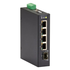 Black Box LIG401A | LIG400 Series 4 x Ports 1000Base-T + 1 x Port 1000Base-X Layer 2 Gigabit Ethernet Temperature Switch