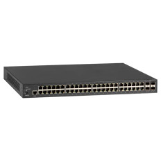 Black Box LPB3052A | LPB3000 Series 48 x Ports 1000Base-T PoE+ + 4 x Ports SFP+ Rack-mountable Layer 2 Managed Gigabit Ethernet Network Switch