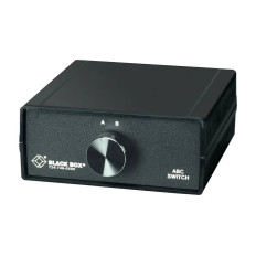 Black Box SWL065A | 3 x Ports 1000Base-T RJ-45 2-to-1 CAT5 Ethernet Manual Desktop Switch