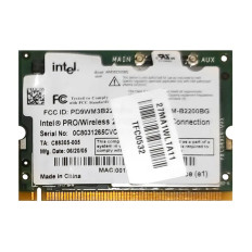 Intel 27MA1WLTA11 | PRO/Wireless 2200BG 2.4GHz 54Mbps IEEE 802.11b/g Mini PCI Wireless Network Adapter