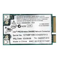 Intel 3945ABG | PRO/Wireless 54Mbps IEEE 802.11a/b/g Mini PCI Express Wireless Network Adapter