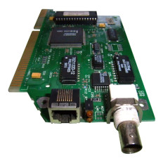 Intel 352622-002 | EtherExpress PRO/10+ 1-Port 10Mb/s RJ-45 10Base-T BNC TP ISA Network Adapter Card
