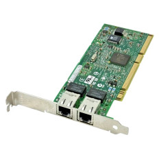 Intel D63783-004 | PRO/1000 GT 2-Ports RJ-45 1Gb/s 10/100/1000Base-T Gigabit Ethernet 133MHz PCI-X Server Network Adapter Card