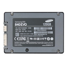 Samsung MZ-7TE120LW | 840 EVO Series 120GB 2.5" 6GB/s SATA 256MB Cache V-NAND 3bit MLC Solid State Drive