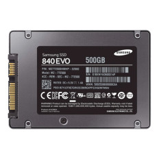 Samsung MZ-7TE500KW | 840 EVO Series 500GB 2.5" 6GB/s SATA 512MB Cache V-NAND 3bit MLC Solid State Drive