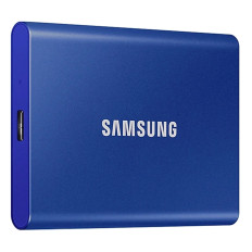Samsung MU-PC1T0H/WW | T7 Series 1TB 10Gbps USB 3.2 Gen 2 (Type C) Indigo Blue Portable Solid State Drive