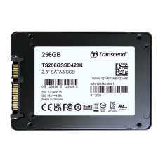 Transcend TS256GSSD420K | SSD420K 256GB MLC SATA 6GB/s 2.5-Inch Internal Solid State Drive