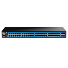 TRENDnet TEG-3524S | 48-Ports 10/100/1000Base-T RJ-45 GbE 4-Ports 10GBase-X SFP+ Managed Rack-mountable Gigabit Ethernet Network Switch