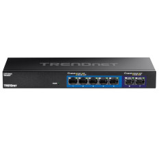 TRENDnet TEG-S327 | 5-Ports 10/100/1000Base-T RJ-45 GbE 2-Ports 2.5GBase-T RJ-45 GbE Wall-mountable Gigabit Ethernet Network Switch