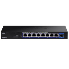 TRENDnet TEG-S5091 | 8-Ports 2.5GBase-T RJ-45 GbE 1-Port 10GBase-X SFP+ Wall-mountable Gigabit Ethernet Network Switch