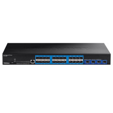 TRENDnet TL2-F70284 | 24-Ports 1000Base-x SFP 4-Ports 10GBase-X SFP+ Managed 1U Rack-mountable Gigabit Ethernet Network Switch