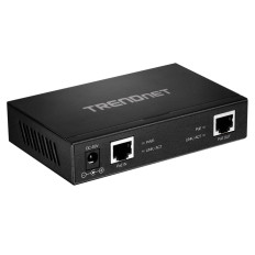 TRENDnet TPE-E110V2 | Dual Port Gigabit Ethernet RJ-45 PoE+ Wall-mountable Extender/Amplifier