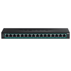 TRENDnet TPE-TG160H | 16-Ports 10/100/1000Base-T RJ-45 GbE PoE+ 1U Rack-mountable Gigabit Ethernet Network Switch