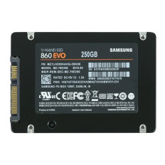 Samsung MZ-76E250 | 860 EVO Series 250GB 2.5" 6GB/s SATA  512MB Cache V-NAND 3bit MLC Solid State Drive