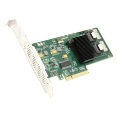 LSI Logic SAS9211-8I-FS | 8-Port SAS 6Gb/s / SATA 6Gb/s PCI Express 2.0 x8 MD2 Low Profile RAID 0/1/1E/10 Controller Card