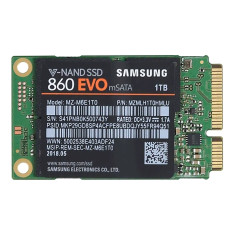 Samsung MZ-M6E1T0 | 860 EVO Series 1TB mSATA 6GB/s SATA 1GB Cache V-NAND 3bit MLC Solid State Drive