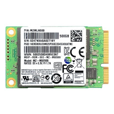 Samsung MZ-M5E500B | 850 EVO Series 500GB mSATA 6GB/s SATA 512MB Cache V-NAND Solid State Drive