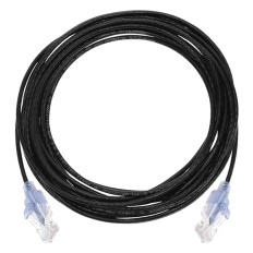 Monoprice 33237 | SlimRun Series 20ft 10-Pk Cat6A Snagless RJ45 30AWG Pure Bare Copper Patch Ethernet Cable