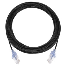 Monoprice 33267 | SlimRun Series 25ft 10-Pk Cat6A Snagless RJ45 30AWG Pure Bare Copper Patch Ethernet Cable
