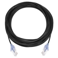 Monoprice 33257 | SlimRun Series 30ft 10-Pk Cat6A Snagless RJ45 30AWG Pure Bare Copper Patch Ethernet Cable