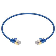 Monoprice 27431 | SlimRun Series 1ft Cat6A Snagless RJ45 36AWG Pure Bare Copper Patch Ethernet Cable