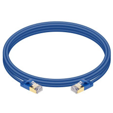 Monoprice 27492 | SlimRun Series 7ft Cat6A Snagless RJ45 36AWG Pure Bare Copper Patch Ethernet Cable