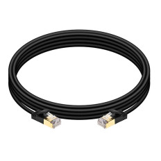Monoprice 27502 | SlimRun Series 10ft Cat6A Snagless RJ45 36AWG Pure Bare Copper Patch Ethernet Cable