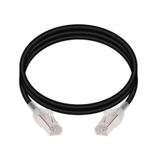Monoprice 42972 | SlimRun Series 5ft Cat6A Snagless RJ45 30AWG Pure Bare Copper Component Level Patch Ethernet Cable Black