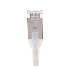 Monoprice 42975 | SlimRun Series 5ft Cat6A Snagless RJ45 30AWG Pure Bare Copper Component Level Patch Ethernet Cable White