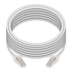Monoprice 42991 | SlimRun Series 25ft Cat6A Snagless RJ45 30AWG Pure Bare Copper Component Level Patch Ethernet Cable White