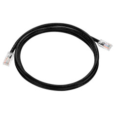 Monoprice 44647 | 5ft Cat6A Snagless RJ45 24AWG Pure Bare Copper Component Level Patch Ethernet Cable Black