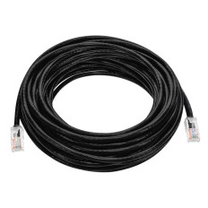 Monoprice 44657 | 50ft Cat6A Snagless RJ45 24AWG Pure Bare Copper Component Level Patch Ethernet Cable Black