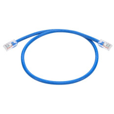 Monoprice 44643 | 2ft Cat6A Snagless RJ45 24AWG Pure Bare Copper Component Level Patch Ethernet Cable Blue