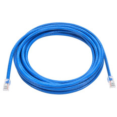 Monoprice 44654 | 15ft Cat6A Snagless RJ45 24AWG Pure Bare Copper Component Level Patch Ethernet Cable Blue