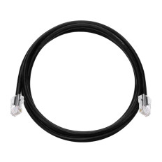 Monoprice 45427 | 5ft Cat6A RJ45 26AWG Pure Bare Copper Patch Cable Non-booted Ethernet Cable Black
