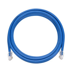 Monoprice 45401 | 7ft Cat6A RJ45 26AWG Pure Bare Copper Patch Cable Non-booted Ethernet Cable Blue