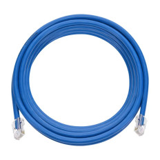 Monoprice 45402 | 10ft Cat6A RJ45 26AWG Pure Bare Copper Patch Cable Non-booted Ethernet Cable Blue