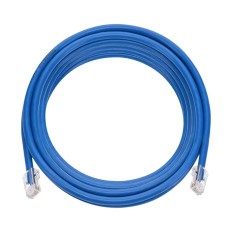 Monoprice 45403 | 14ft Cat6A RJ45 26AWG Pure Bare Copper Patch Cable Non-booted Ethernet Cable Blue