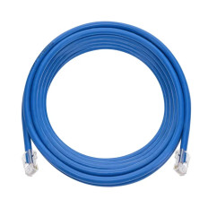 Monoprice 45404 | 15ft Cat6A RJ45 26AWG Pure Bare Copper Patch Cable Non-booted Ethernet Cable Blue