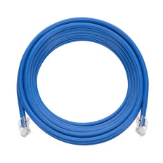 Monoprice 45405 | 20ft Cat6A RJ45 26AWG Pure Bare Copper Patch Cable Non-booted Ethernet Cable Blue
