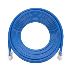 Monoprice 45410 | 100ft Cat6A RJ45 26AWG Pure Bare Copper Patch Cable Non-booted Ethernet Cable Blue
